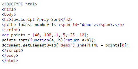 آموزش Sorting Arrays